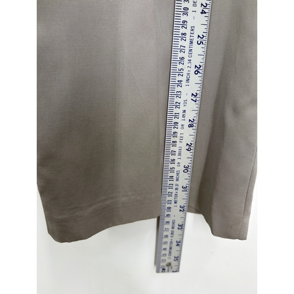 Sigrid Olsen 3 Piece Set Metallic Knit Cardigan Cami Silk Blend Pants Grey 16 L - Picture 15 of 16